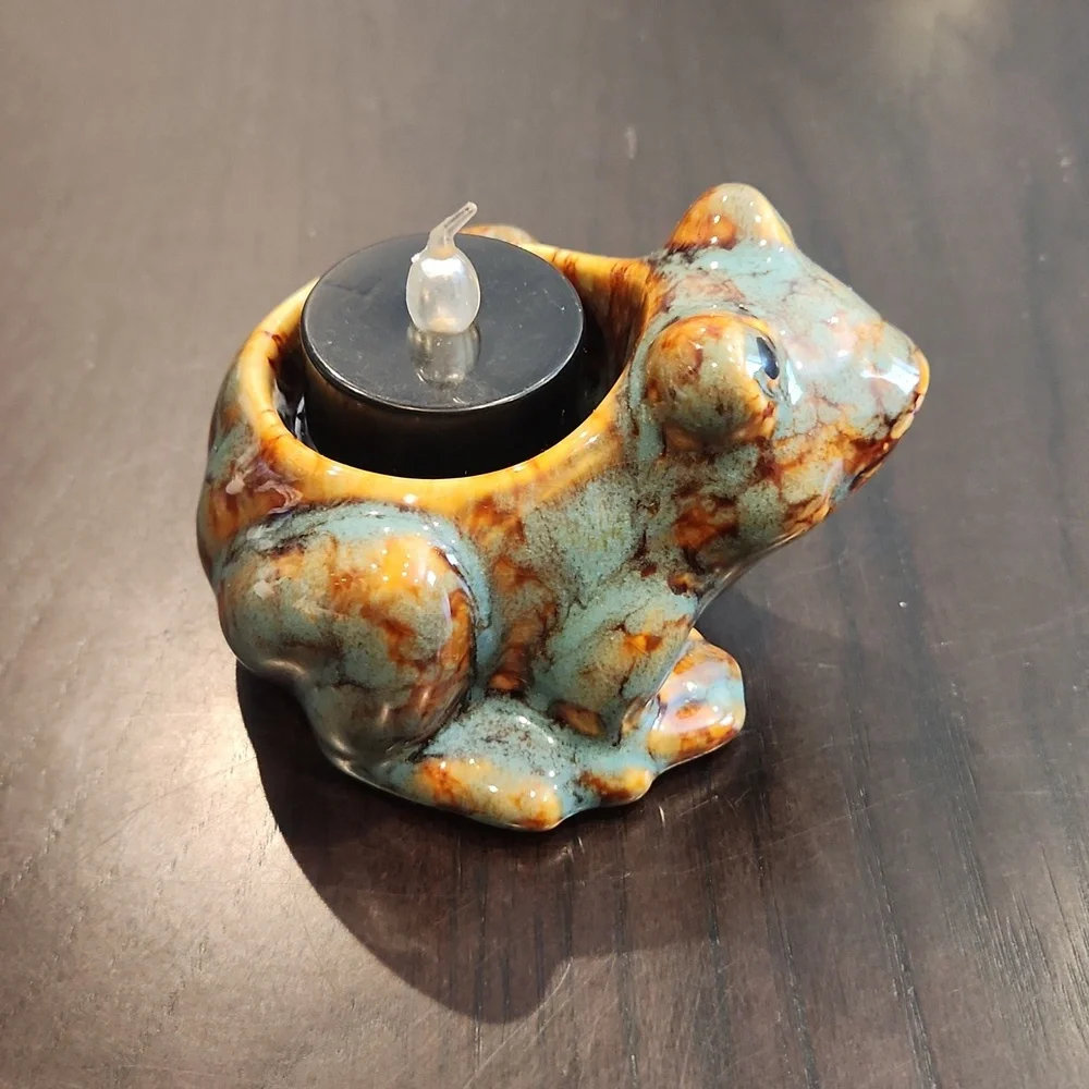 PIER 1 Import Frog Tealite Holder, NEW - Picture 16 of 16